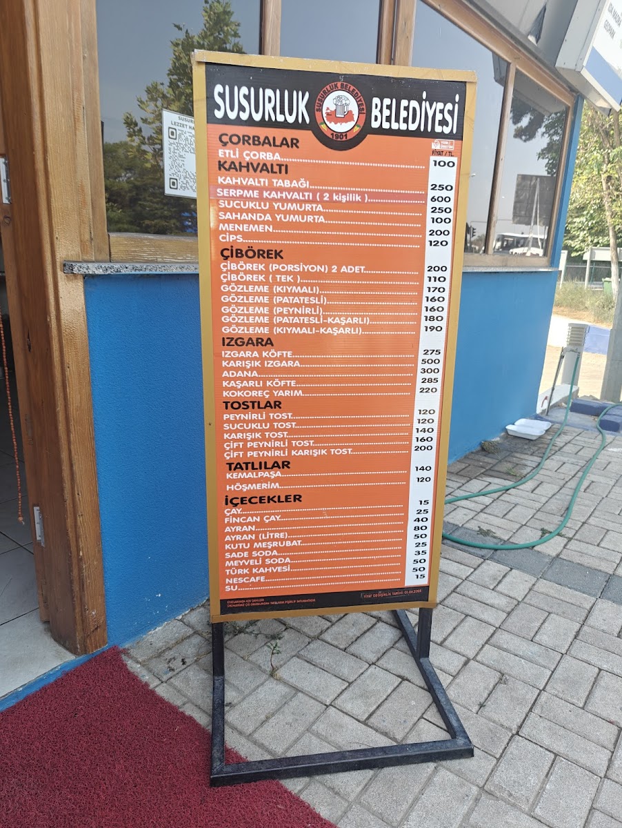 Menu Susurluk Belediyesi Ayran Evi-10